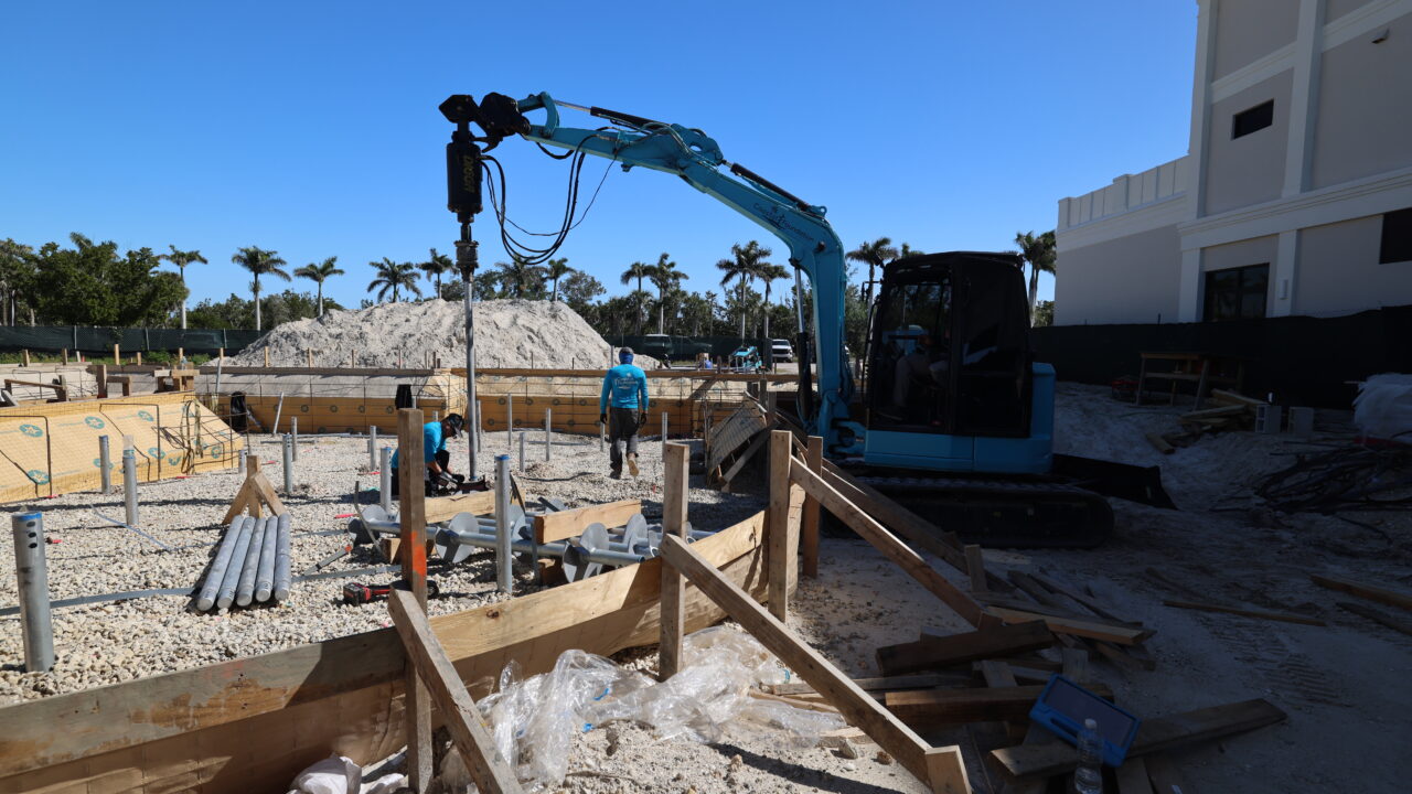 How Helical Piles Provide Superior Foundation Support for Swimming Pools in Fort Myers, Florida